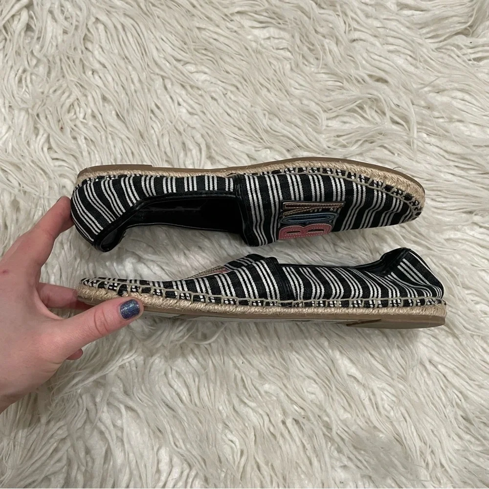 CIRCUS by Sam Edelman Leni-29 Beyonce Boy Bye Striped Espadrille Flats EUC 7.5